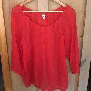Women old navy top large